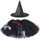 thumbnail image 3 of Falda tutú de bruja vampiro para niñas, falda de tul negra esponjosa para niños, disfraz de monstruo de Halloween, fiesta de carnaval, tutú para niñas pequeñas, 3 of 5