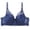 Dark Blue, variant on Lingerie for Women Fashion Lace Gathered Bra for Women with Adjustable Straps and Thin Cup Design Purple 95B