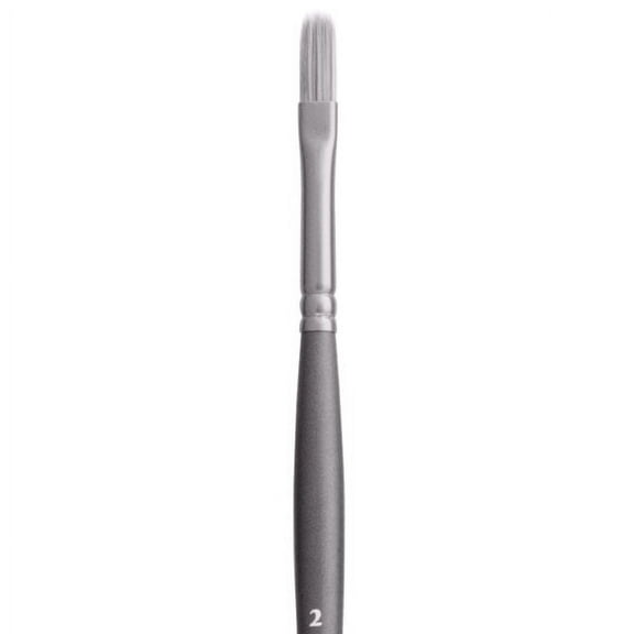 Jack Richeson Grey Matters Series 9823 Long Handle Sz 2 Filbert Synthetic Acrylic Brush