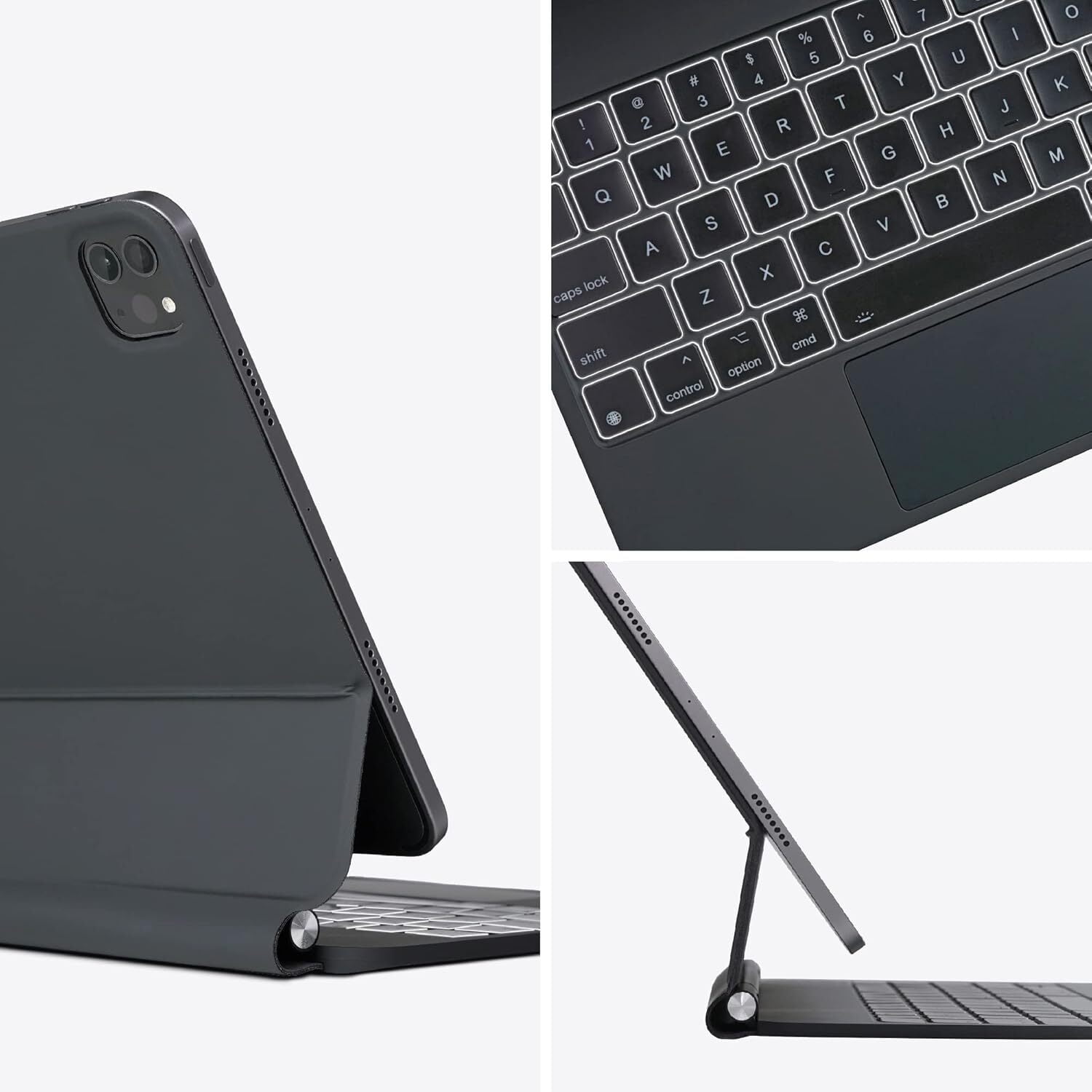 Magic Keyboard Case for iPad Air 11 inch (M4/M3/M2, 2026/2025/2024), iPad Pro 11 (4th/3rd/2nd/1st Gen) & iPad Air 5th/4th, Magnetic case with Keyboard, Multi-Touch Trackpad, Backlit - Black