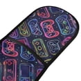 thumbnail image 2 of Dailycode Double Sided Oven Mitt with Loop Heat Resistant Kitchen Long Potholders 7" x 35" Neon Gaming Joystick, 2 of 6