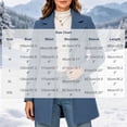 thumbnail image 6 of JOANKDMI Winter Wool Blend Pea Coat for Women Elegant Notched Lapel Single Breasted Mid-Length Trench Coat Casual Fall Office Dressy Outerwear Overcoat with Pockets, 6 of 7