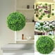 thumbnail image 4 of Bola topiaria de césped artificial Milán de 36 cm | Esfera de boj artificial | Vegetación artificial de bajo mantenimiento para decoración de hogar, jardín, patio, porche | Decoración para bodas,, 4 of 4