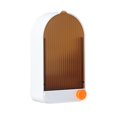 thumbnail image 2 of Jabonera de montaje en pared, contenedor de jabón, bandeja de jabón, soporte de jabón para , dormitorio, Hotel, decoración para hogar blanco naranja BLESIY Jabonera montada en la pared, 2 of 8