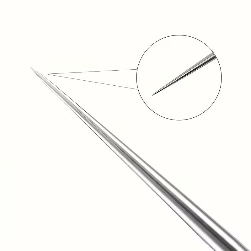 Professional Grade Ceramics Carving Needle Set of 3 - Heavy-duty stainless steel handmade clay carving tools for sculpture, relief and clay sculpture creation
