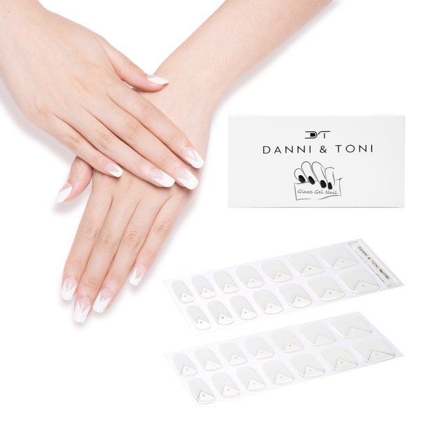 DANNI & TONI SemiCured Nail Strips (28 Stickers) Gel Nail Stickers