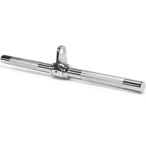 Barra recta giratoria Yes4All, soporte 400 kg, cromada