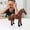 A, variant on Danhjin Stuffed Animals Plushies, Simulated Horse Doll Toy Christmas Gift for Sofa Furniture Decoration and Equestrian Lovers, 12.6x10.2in