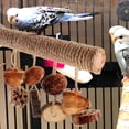 thumbnail image 2 of MIANGASTORE Bird Cage Perch Wood Parrot Perch Toy Bird Standing Stick Parrot Cage Accessory, 2 of 7