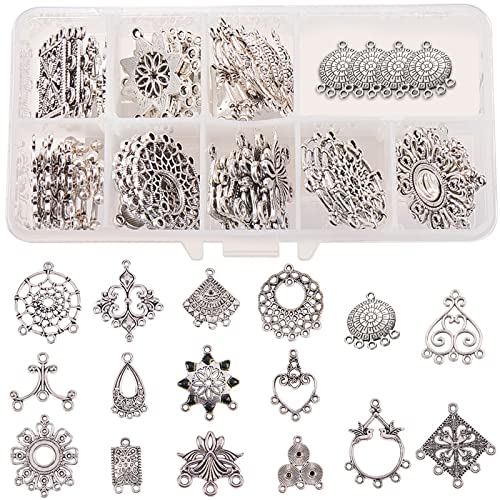 EXCEART 40 pcs jewelry kits bejeweled kit jewlery kit DIY pendant charms  jewelry making pendants alloy pendant charm microscope set Accessories