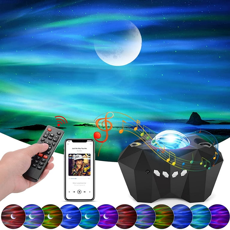 Star Projector, 3 in 1 LED Galaxy Projector W/ Remote Contro, 55 Lighting  Modes with Bt Music Speaker & Time Function, Night Light Moon Projector for  Kids Baby Party Bedroom Home Decor 