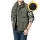 thumbnail image 4 of Ceisia Men's Solid Color Multi Pocket Outdoor Jacket Casual Breathable Mesh Lined Coat for Hiking Travel Daily Wear Gift, 4 of 9