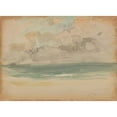thumbnail image 2 of James Abbott McNeill Whistler 24x19 Gold Ornate Framed and Double Matted Museum Art Print Titled - The Ocean Wave (1883-1884), 2 of 4