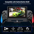thumbnail image 3 of Manette APPIE pour Switch, Manette Switch Joy-Con pour Nintendo Switch/OLED, Poignée Portative, Double Moteur de Vibration, Gyroscope Intégré à 6 Axes, Joystick, 3 of 9