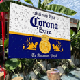 thumbnail image 3 of Bandera colgante con patrón creativo de cerveza C-Corona E-Extra, bandera impresa de poliéster, bandera tirada a mano, 3 of 5