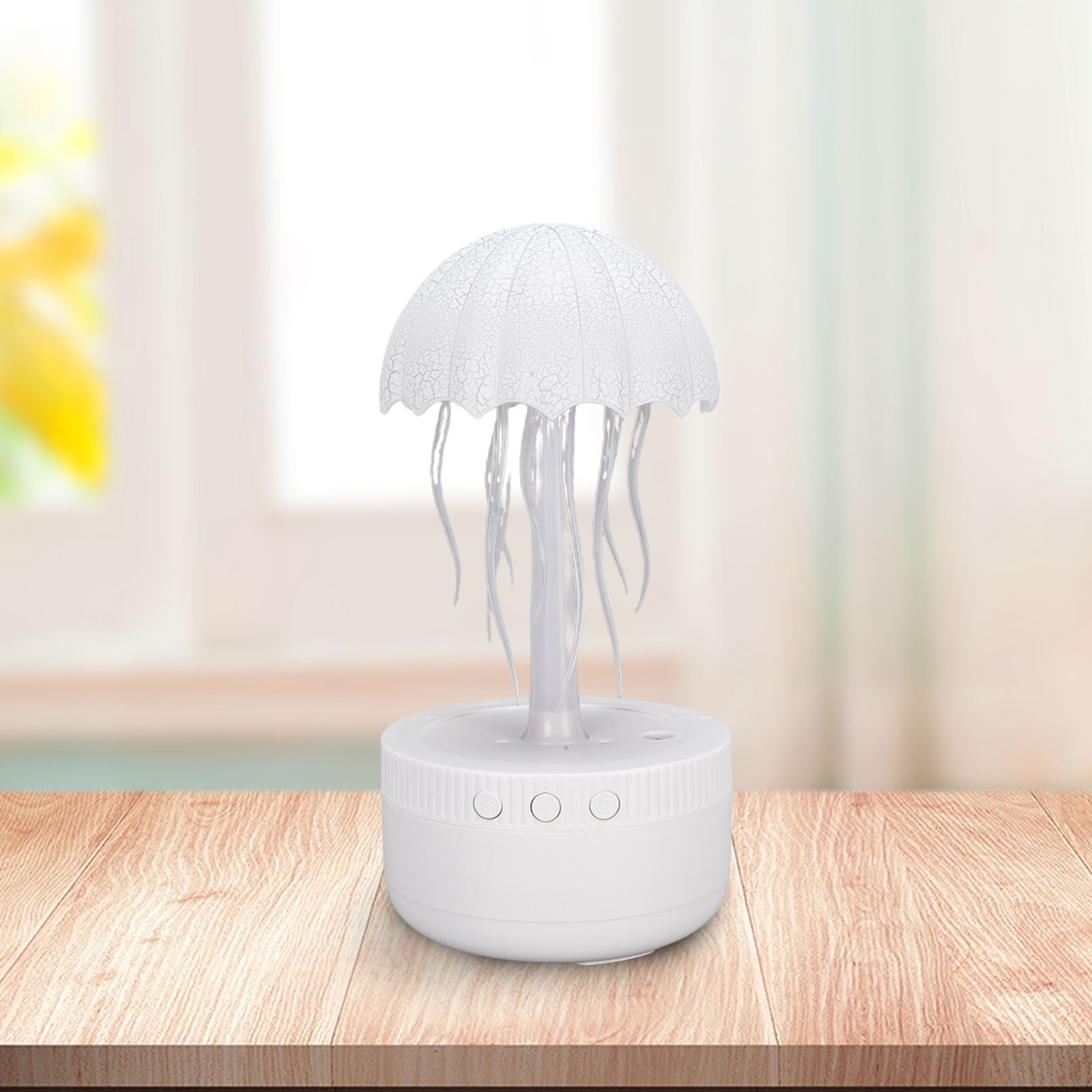 YAHHU Jellyfish Humidifier Diffuser with Color Changing Light, High Capacity Essential Oil Aromatherapy Device, Auto Shut-Off Safety, Desktop Cool Mist Maker for Home Spa, 9.4 Inches / 24 cm Style 2