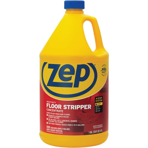 Zep ZULFFS128 128-ounce heavy-duty floor stripper concentrate