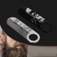 thumbnail image 6 of Multifunctional Stainless Steel Mustache Beard Comb for Precise Styling Compact and Travel Grooming Essential, 6 of 8