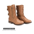 thumbnail image 4 of Bota DREAM PAIRS TERRAN de combate media caña color camel talla 6.5, 4 of 7