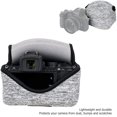 thumbnail image 5 of Neoprene Camera Case Pouch for Nikon Z50 + 16-50mm Lens with Lens Hood - Gray, 5 of 5