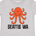 thumbnail image 4 of Inktastic Seattle Octopus Washington Vacation Boys or Girls Toddler T-Shirt, 4 of 5