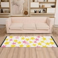 thumbnail image 2 of Yayeee Runner Rug for Bedroom 2'x6' Machine Washable Hallway Non Slip Mat, White Stars Pattern, 2 of 8