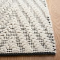 thumbnail image 3 of SAFAVIEH Natura Christiana Zig-Zag Runner Rug, Ivory/Black, 2'3" x 8', 3 of 8