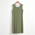 thumbnail image 2 of Ruimatai Women's Plus Size Casual Sleeveless Nightgown Silk Soft Comfy Round Neck Printed Sleep Dress Home Lounge Wear S-5XL, 2 of 5