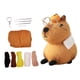 thumbnail image 5 of Juguete de capibara DIY Material de fieltro de lana Llavero de dibujos animados Proyecto hecho a mano Interactivo F, 5 of 9