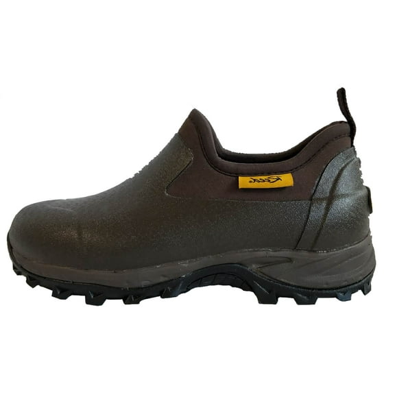 Reed Men's Weston 4" Slip-On Neoprene Boot Dark Brown in 12