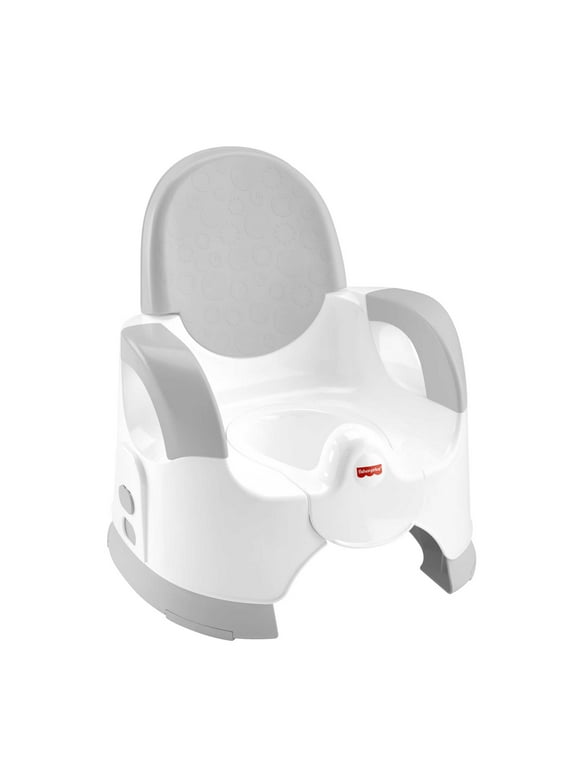 Fisher-Price Custom Comfort Potty Adjustable Toddler Training Toilet with Removable Bowl