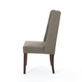 thumbnail image 4 of Noble House Cordella Contemporary Fabric Dining Chair, Set of 2, Gray, 4 of 8