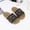Black, variant on Girls Kids Non Slip Woven Slide Sandals Lightweight Breathable PU Sole Summer Beach Shoes Gray,Size 7 T