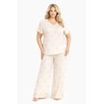 thumbnail image 1 of Conjunto bordado escote V Roman Fashion /Tallas Extras, 5134 (Beige) beige 42, 1 of 5