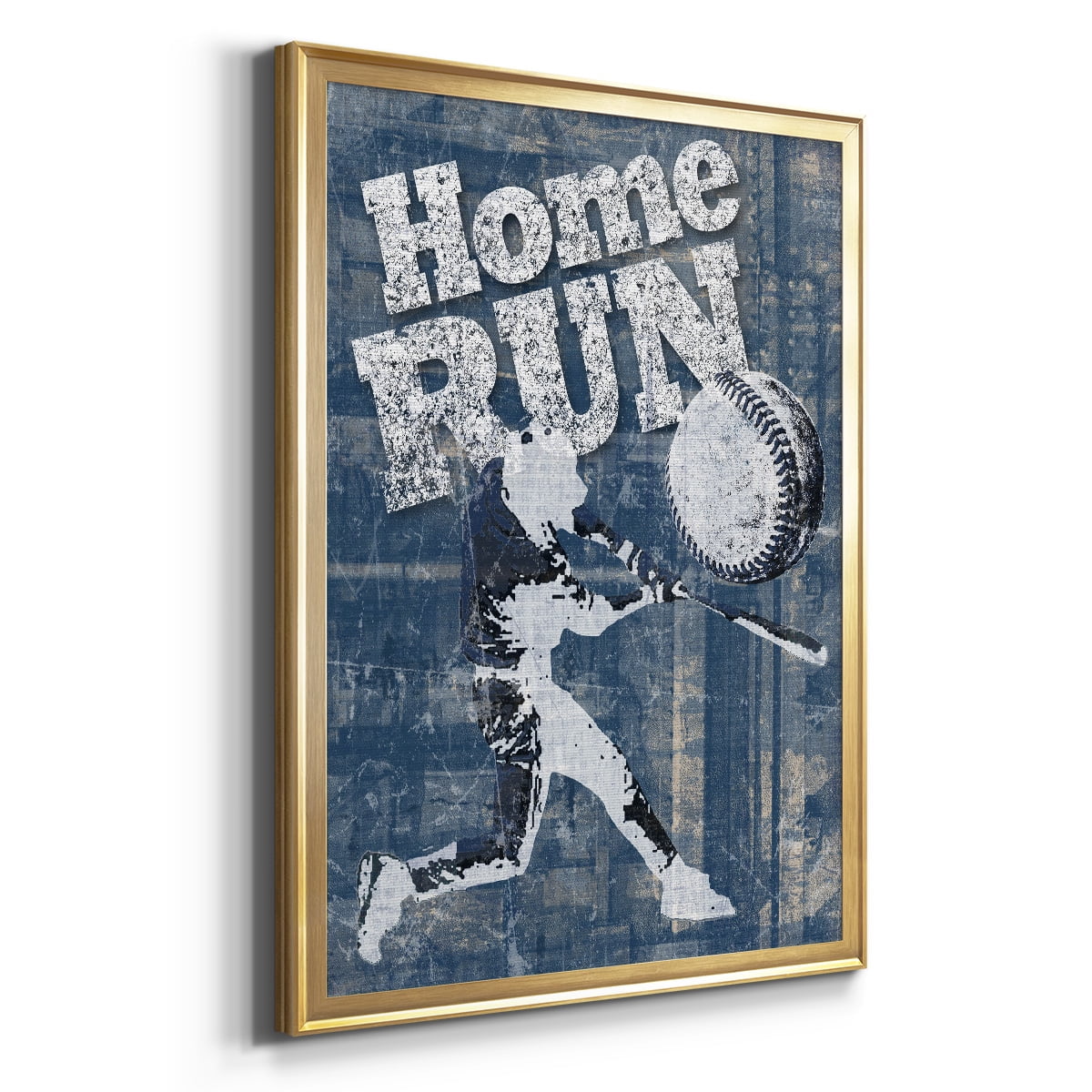 Home Run Hitter Premium Framed Print - Ready to Hang
