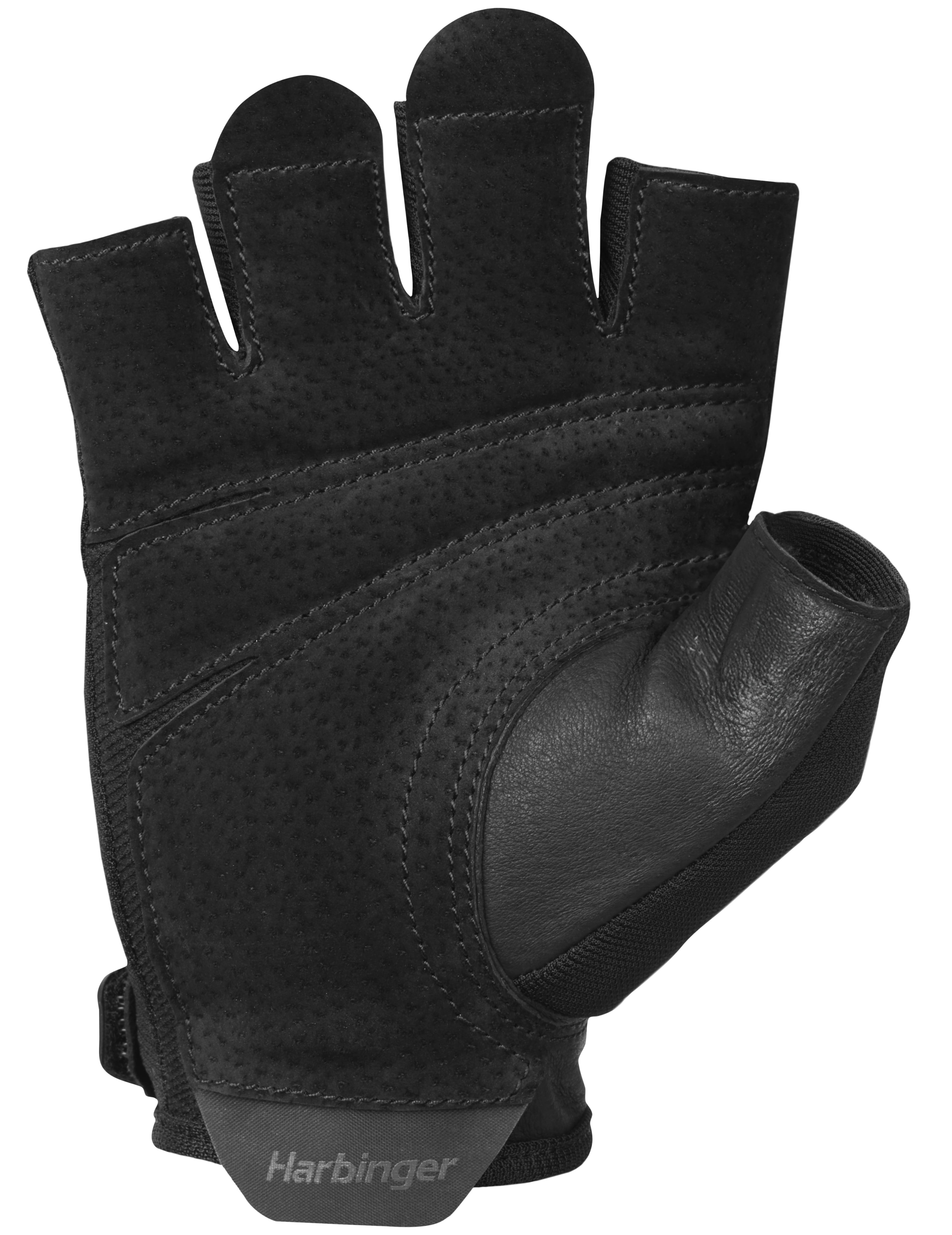 Harbinger Pro Weightlifting Gloves 2.0 Black Medium, 1 Pair