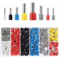 thumbnail image 1 of EcoNesxp Manchon d'Isolation DIY 1200 Embouts de Câble Ensemble Couvre-Chaussures Bornes, 1 of 5