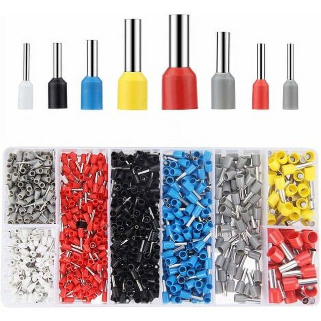 EcoNesxp Manchon d'Isolation DIY 1200 Embouts de Câble Ensemble Couvre-Chaussures Bornes