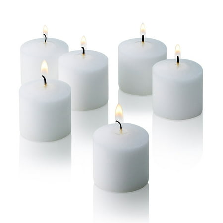 Scented Votive Matches - White Jasmine Scented Votive Candles Set of 12 Burn 10 Hours
