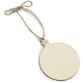 thumbnail image 4 of Bright Creations 80 Pack Unfinished Wood Circle Christmas Tree Ornaments for Crafts, Festive Wooden Round Decorative Hanging Ornaments for The Xmas Holidays (2.7 x 3.5 x 0.1 inch), 4 of 9