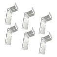 thumbnail image 1 of Soportes de poste en T DYNWAVEMX 6 uds metal para instalación de madera contrachapada, 1 of 8