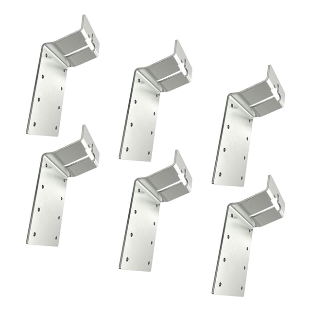 Soportes de poste en T DYNWAVEMX 6 uds metal para instalación de madera contrachapada
