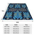 thumbnail image 3 of Sikiie Turtle Ultra-Soft Micro flannel Blanket Luxury All Seasons Warm Blanket for Bedding Sofa and Travel (4 sizes)-40"x30", 3 of 7