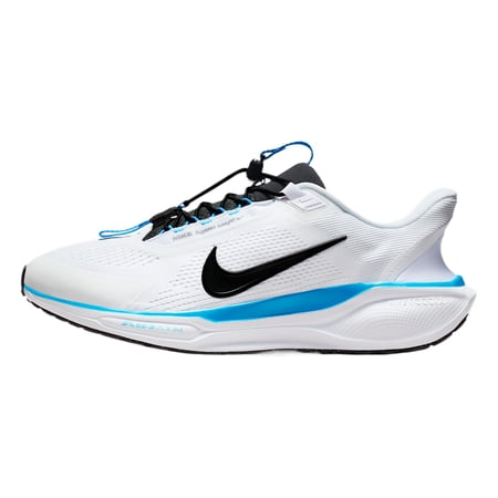 Nike Mens Pegasus Easy On White/Metallic Silver/Black/Blue Hero 13 Medium