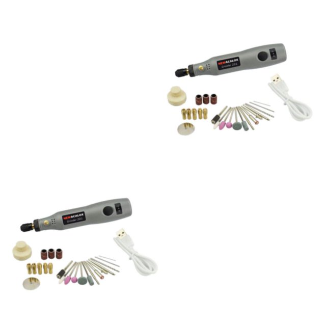 Kit de herramientas rotativas inalámbricas Speravity Carpintería Variable 3 Velocidades Mini Taladro Inalámbrico Verde 2piezas