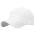 thumbnail image 2 of Xijirk Baseball Cap Perforated Breathable Curved Brim Sport Hat for Running Outdoor Daily Wear,White,One Size, 2 of 3