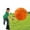 A, variant on Wrist Back Ballls Sports Wrist Sports Rubber Toy Wrist Bouncy 63mm High Bouncy Natural Color Football Basketball Tennis Baseball Toy Children's Bouncy Toddler Sensory