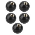 thumbnail image 5 of 5pcs Black Round Ball Engineering Plastic Lever Knob M10*35 Machine Tool Replacement, 5 of 5
