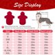 thumbnail image 5 of Sudadera con capucha para perros KOOLTAIL Basic, suave y cálida, para perros de talla XL, color rojo, 5 of 7
