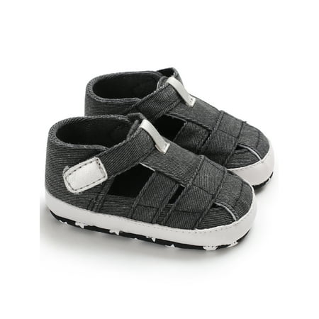 

Pudcoco Boys Girls Cloth Closed Toe Outdoor Sport Sandals Shoes